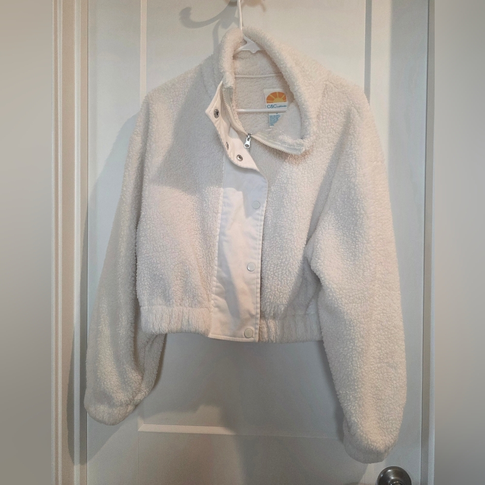 C&C California Cream Teddy Jacket